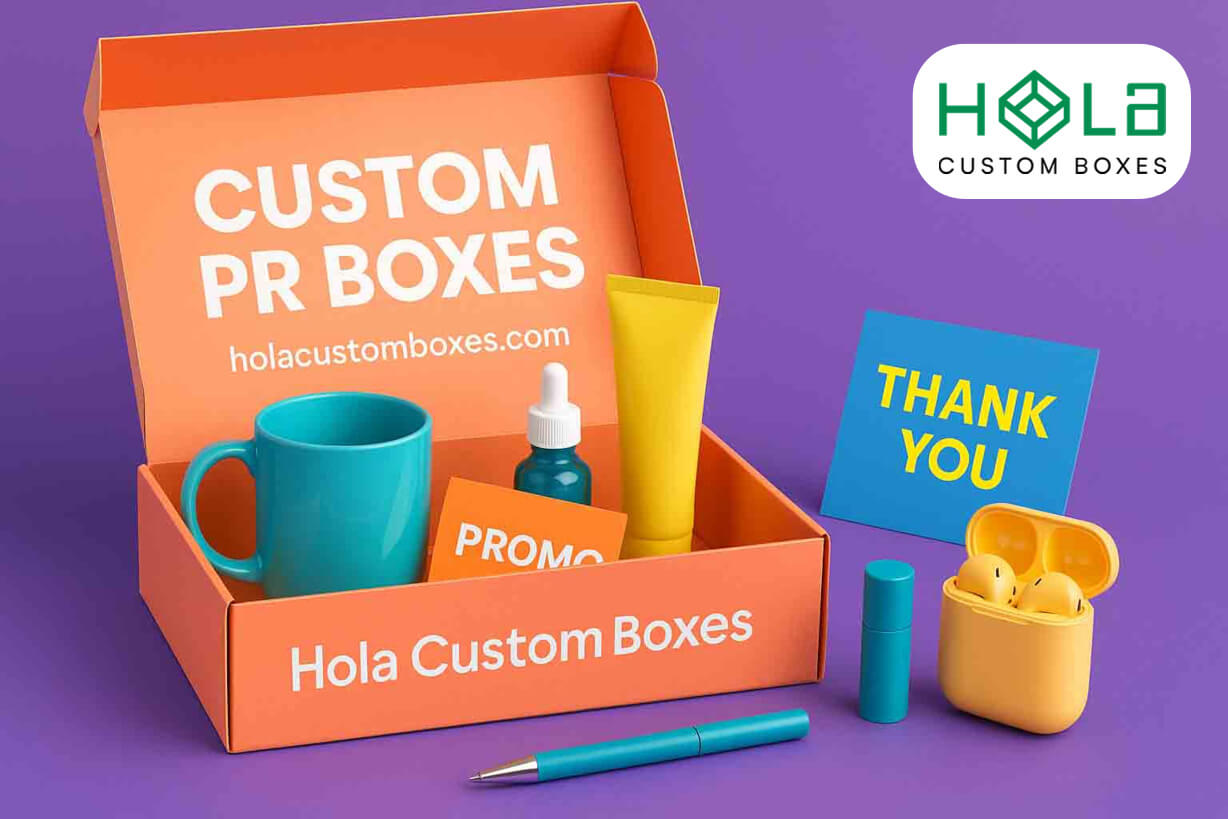 custom pr boxes with logo